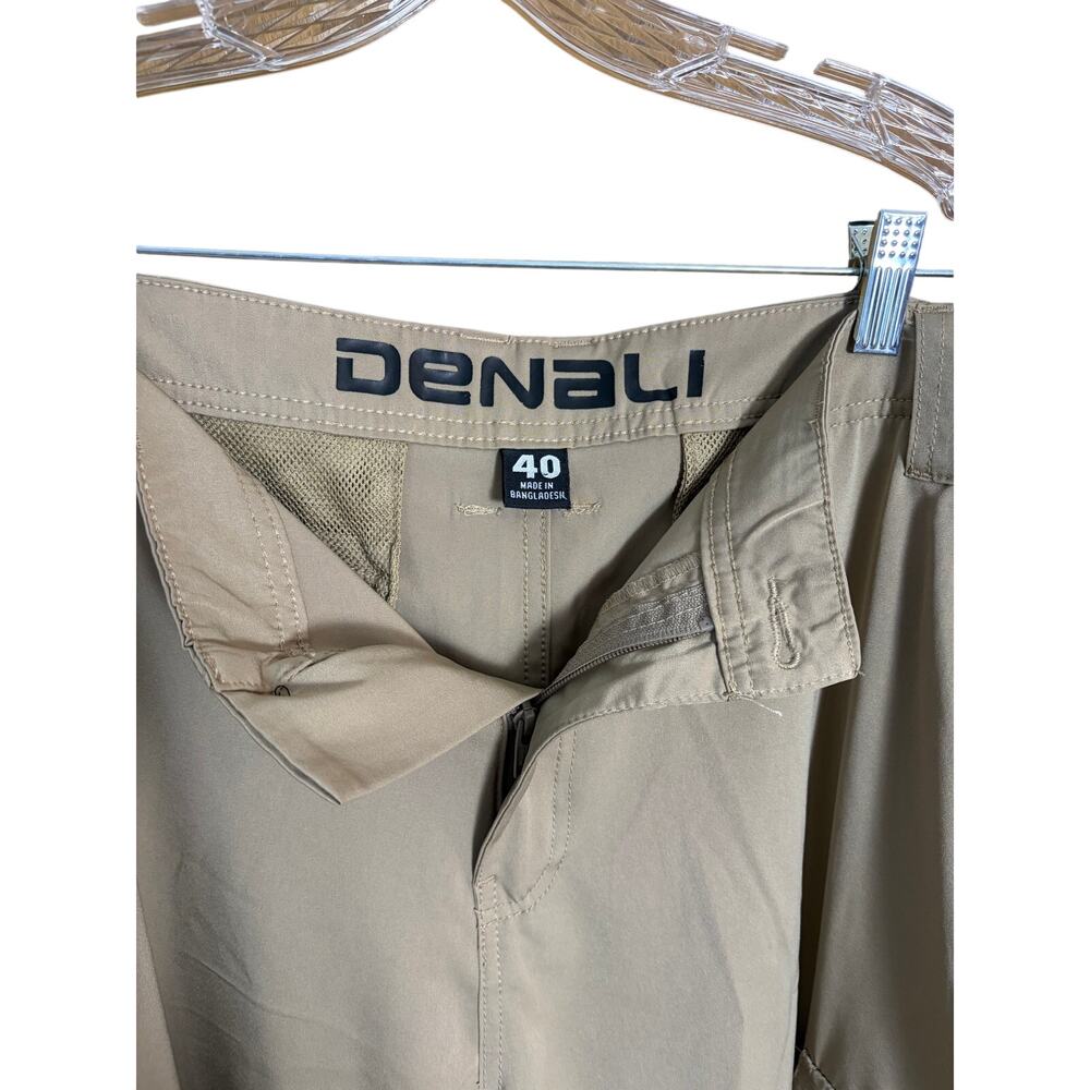 Denali Cargo Shorts Mens size 40 Khaki Outdoor Hiking Utility Lightweight Shorts - Picture 4 of 4